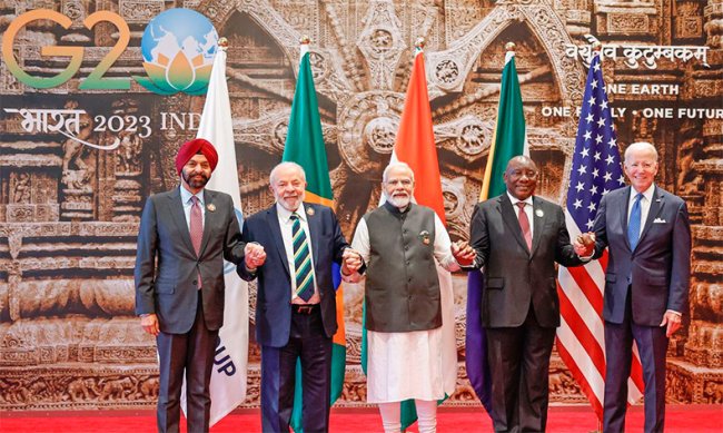 Encontro do G20 no ano de 2023